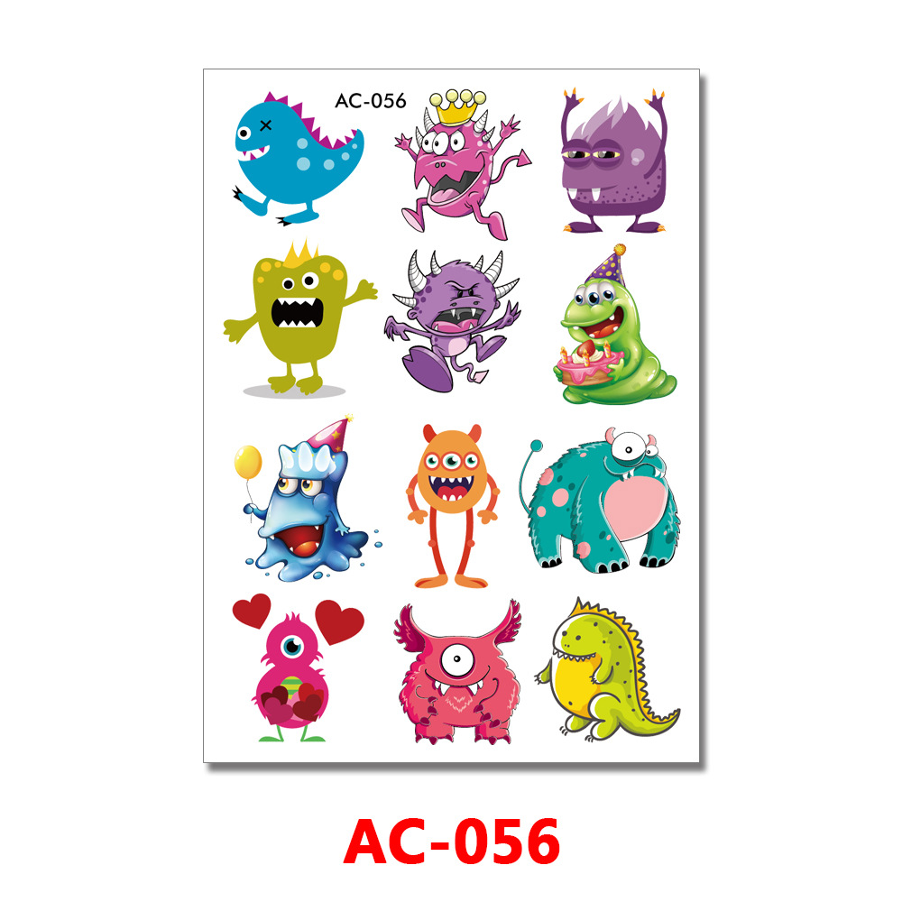 Children's cartoon waterproof tattoo stickers