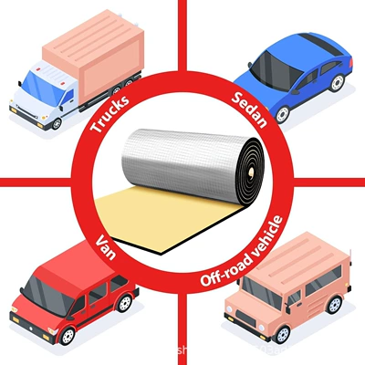 and Heat Insulation Cotton with Adhesive – Car sound-absorbing cotton