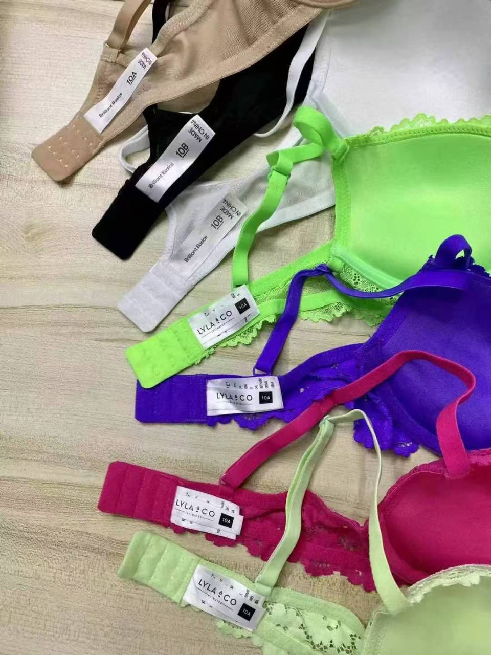 Las chicas tienen un stock de bra de arco de encaje mezcla de bra misceláneo nuevo bra mezclado image 2