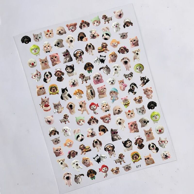Instagram vintage nail art transfer stickers: Lily, Rilakkuma, Blythe, Little Cat and Dog transfer stickers, popular online trend Instagram vintage nail art transfer stickers: Lily, Rilakkuma, Blythe, Little Cat and Dog transfer stickers, popular online trend
