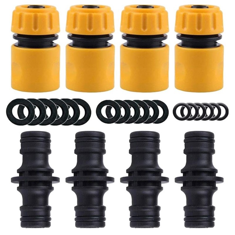 Conector de tubería de agua del jardín traje conector de manguera de jardín del hogar grifo de agua conexión rápida conector de lavado de coches recto