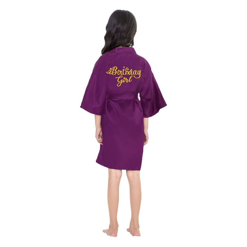 Cross Border сплошной цвет дети birthdaygirl день рождения костюм принцессы отряд день рождения королева ночная рубашка