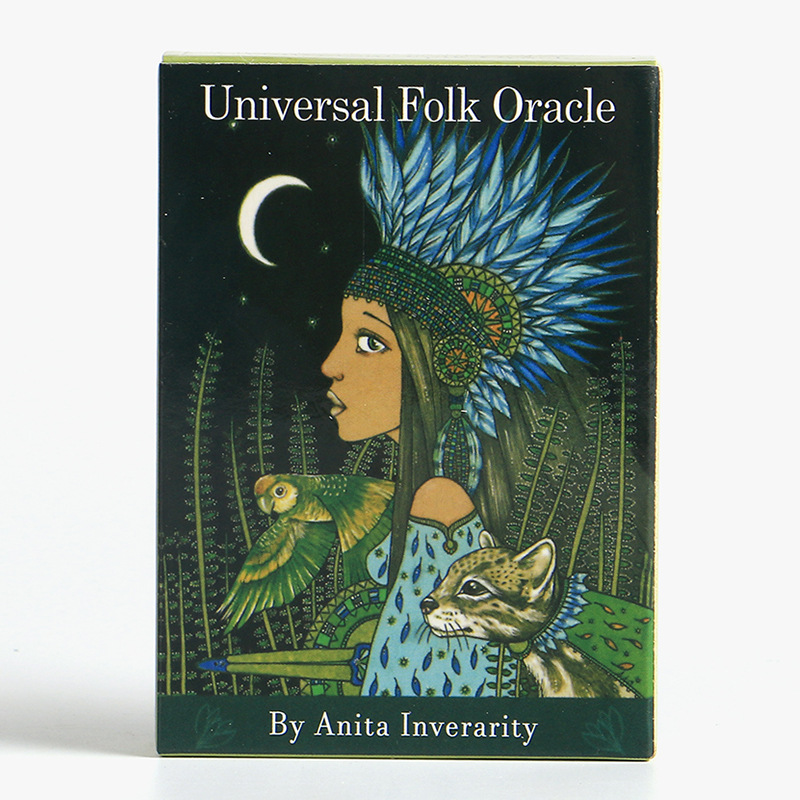 2021 New Universal Folk Oracle Tarot Board Game Cards_voghion.com