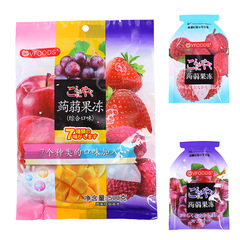 Konjac Jelly Snack, Low Fat, Internet Famous Leisure Food, Low Calories, Lychee and Grape Juice Jelly