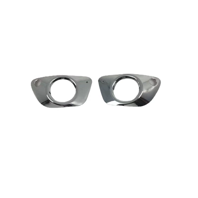 Suitable for Porsche macan front fog lamp cover fog lamp frame small Bayan fog lamp decorative frame bright frame mac (Light frame)