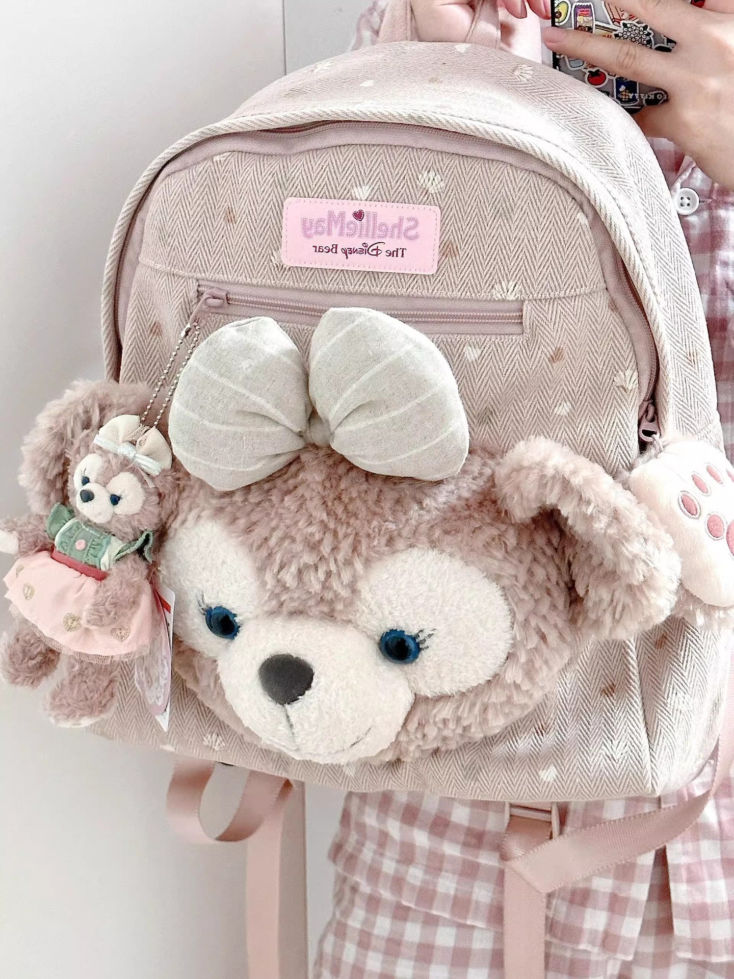 Shirley Rose Plush Backpack - Image 2