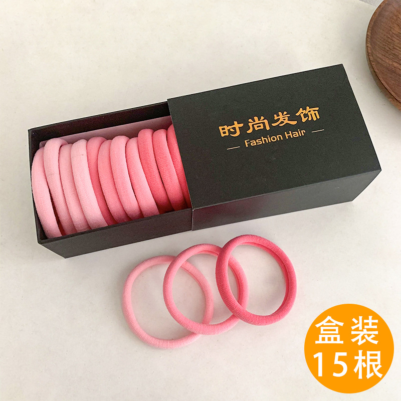 Caja de regalo banda de pelo sin costuras cuerda de pelo 2022 nueva banda de goma lazo de pelo femenino adulto alto elástico cuerda de pelo durable