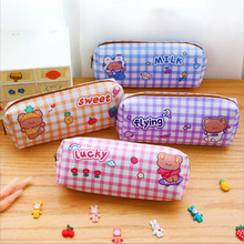 韩版可爱小熊笔袋儿童学生铅笔袋文具盒文具收纳袋开学文具礼品