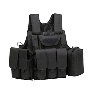 Ciras Ghost Tactical Vest Outdoor Sports Training Combat Vest Cs Field Wire Vest Eight-Piece Set