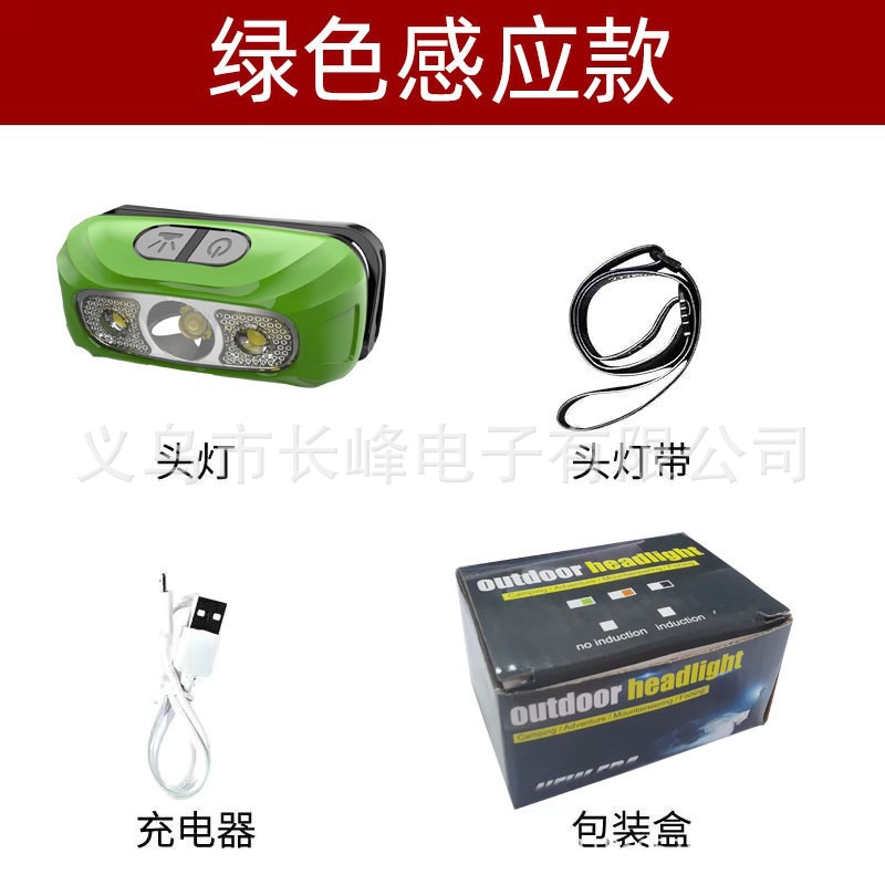 Linterna Frontal LED Mini con Sensor de Mano