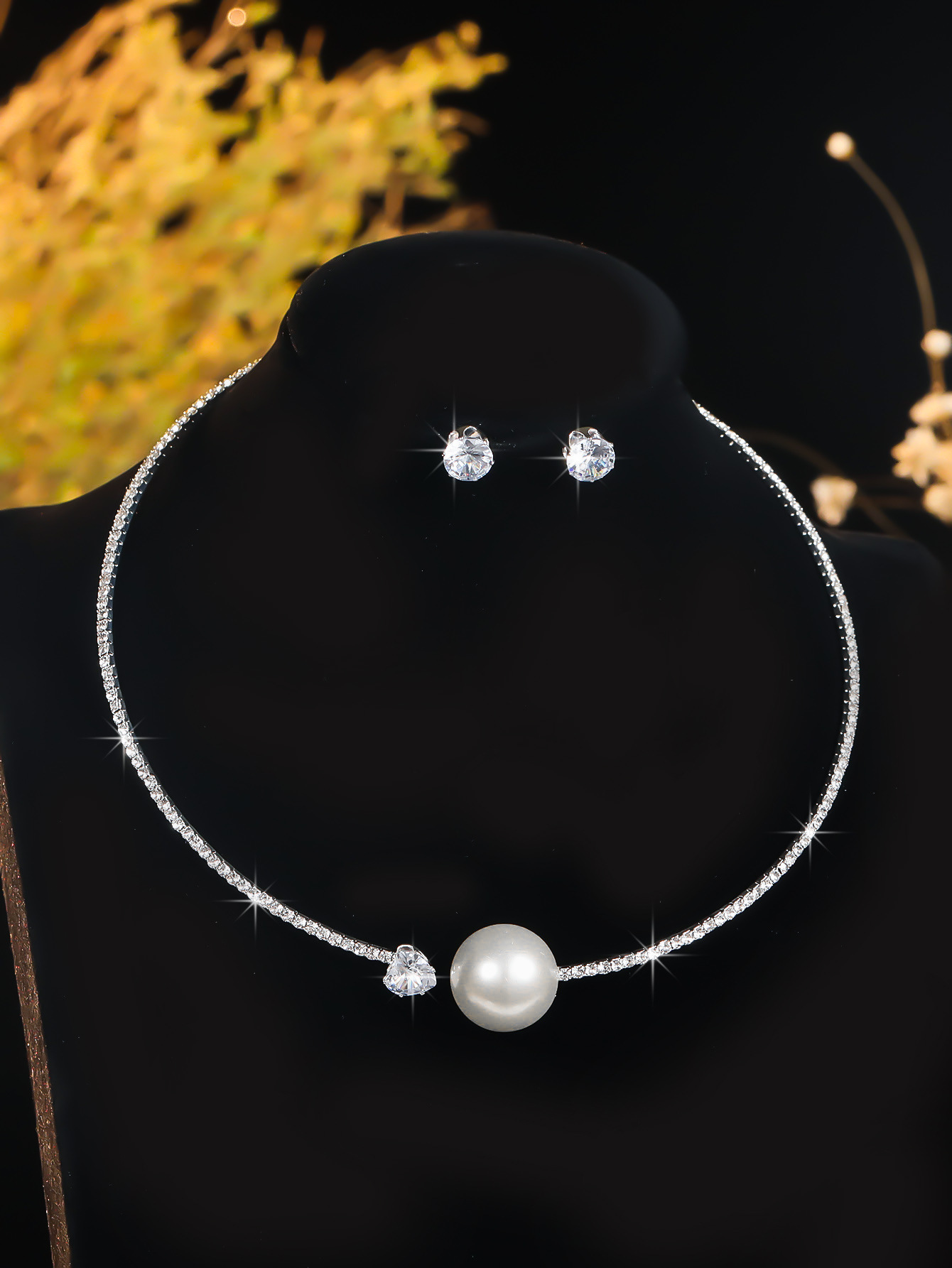 Súprava perlových náhrdelníkov pre nevestu doplnky_voghion.com