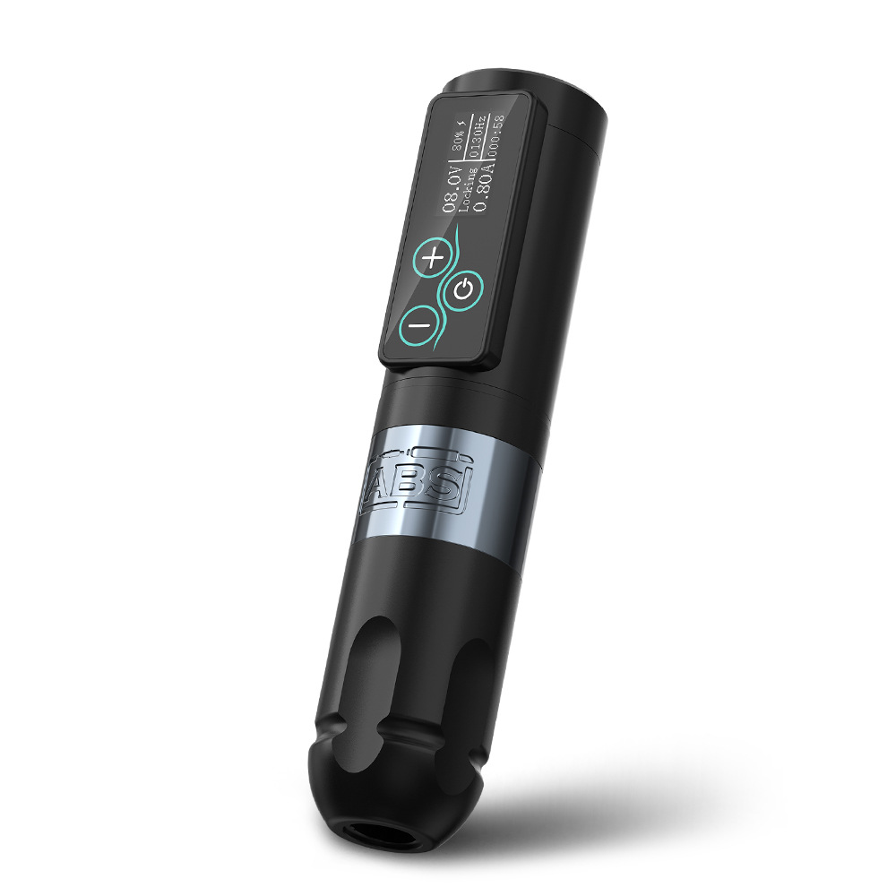 Anillo ABS negro plata