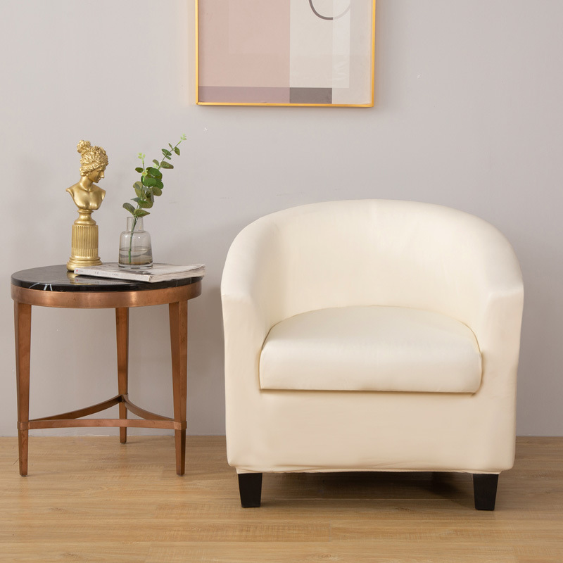 Housse de canapé élastique minimaliste romantique style français_voghion.com