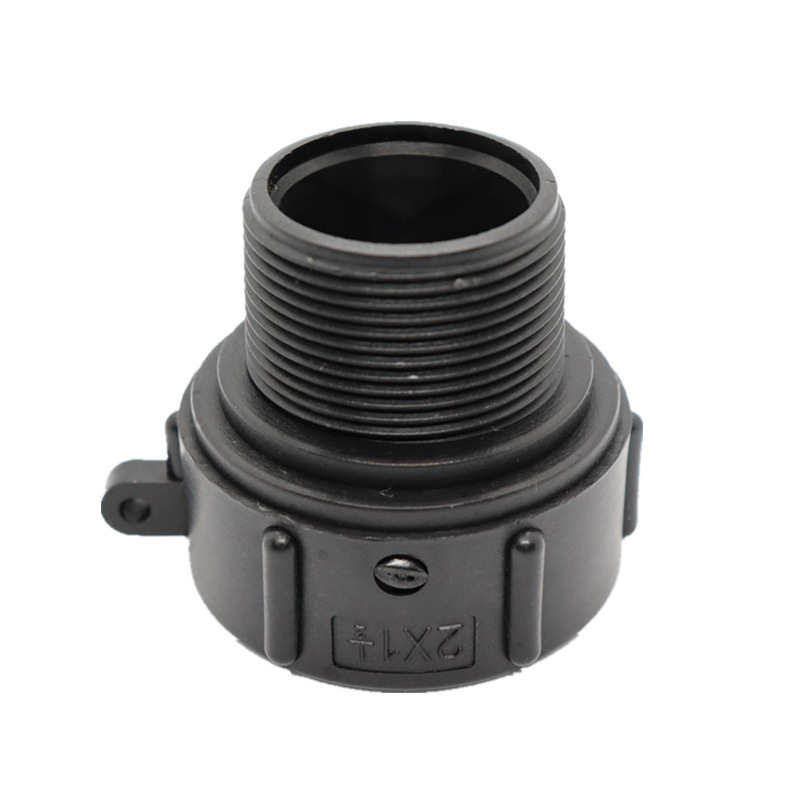 Ibc Ton Barrel Accessories Valve Plastic Joint Adapter Thick Wire to 6 Points 4 Points 1.0inch 1.5inch Hard Pipe Valve