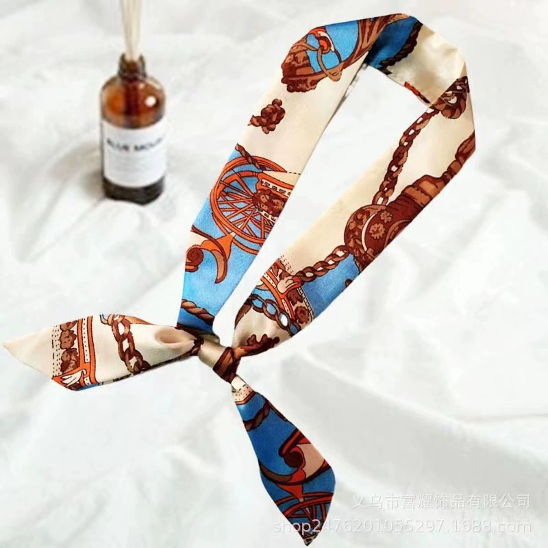 В наличии Шарф оптом Длинный браслет Шарф Лента Резинка для волос Универсальная сумка для галстуков Бант Маленький шарф