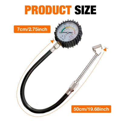vehicle tire pressure gauge, inflation – Air pressure gauge/tire pressure gauge