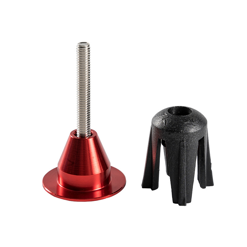 Bicycle aluminum alloy flying sleeve anode colored plug, car handle plug_voghion.com