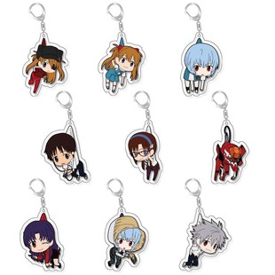 Anime peripheral New Century gospel warrior acrylic keychain Eva book bag pendant