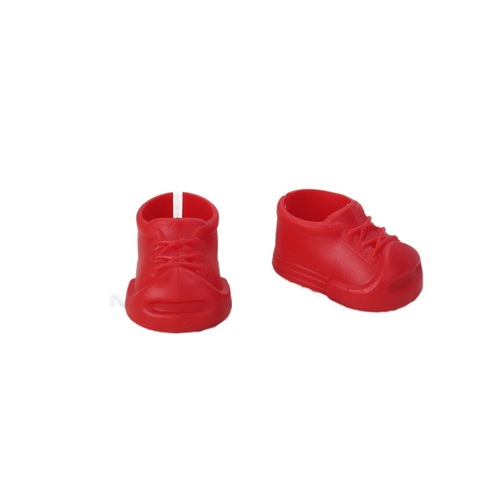 Labubu shoe accessory, unisex open-toe sneaker with rubber sole, funny smiling platform shoe, Labubu decorative element for shoes.