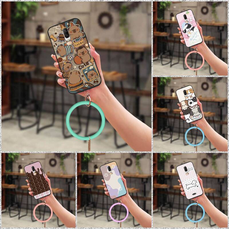 Suitable for OnePlus phone cases, anti-loss, trendy, cute little dog design, soft and adorable, Instagram-style illustration, graffiti, TPU material, with a handle Suitable for OnePlus phone cases, anti-loss, trendy, cute little dog design, soft and adorable, Instagram-style illustration, graffiti, TPU material, with a handle
