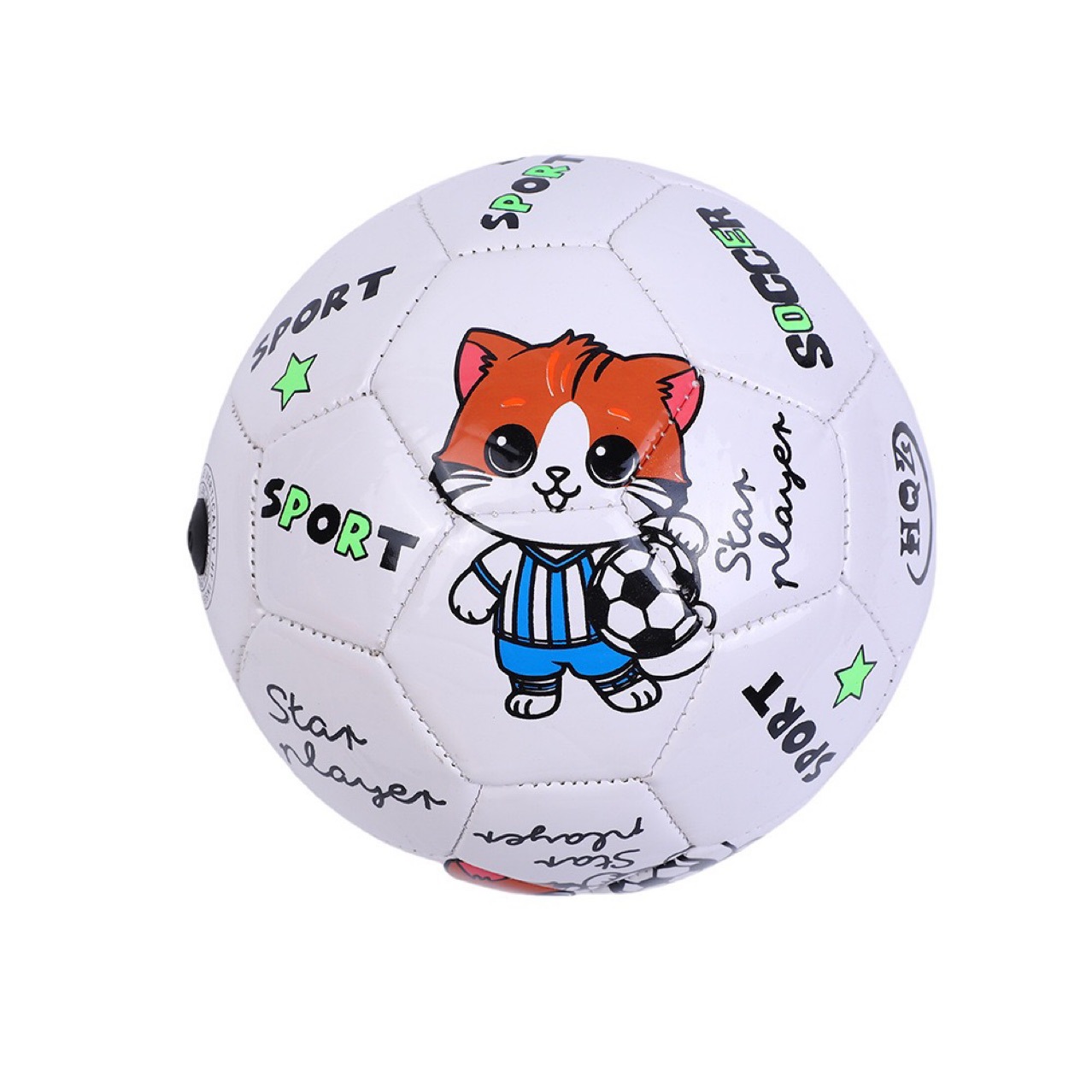 In-Stock Size 2 Inflatable Soccer Ball, Pvc Material, Machine-Sewn, Mixed Colors, Wholesale Small Size 2 Soccer Ball