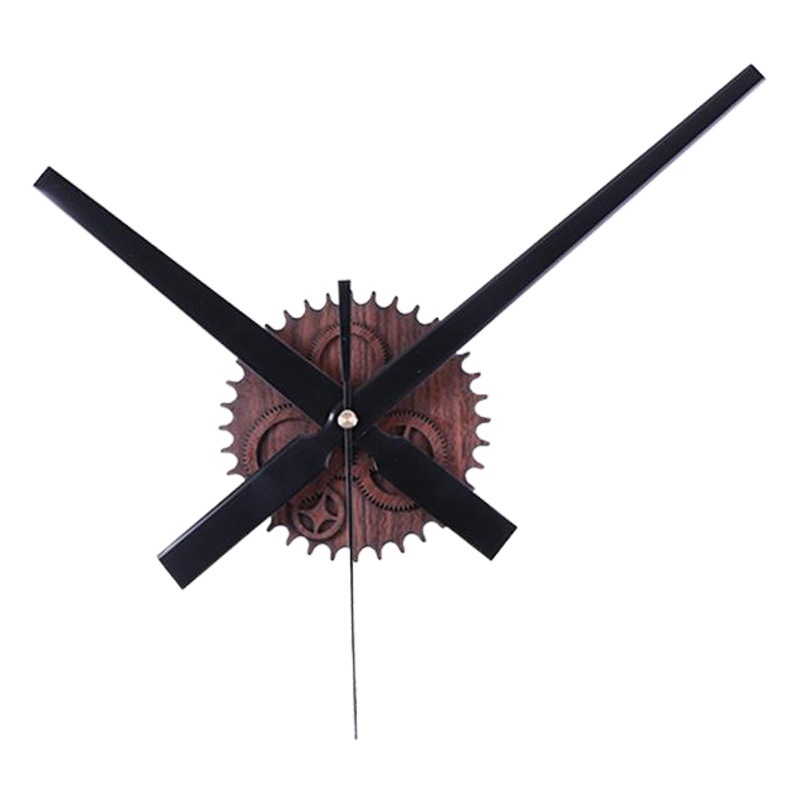 Amazon Venta caliente productos calientes vintage madera engranaje DIY Reloj de pared emoyo gran puntero creativo tiempo Reloj de pared