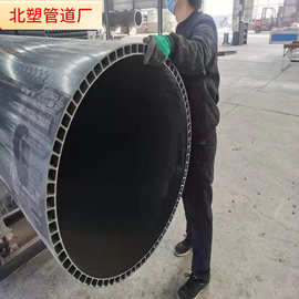 PVC-U轴向中空管 双层中空壁管塑料 防腐耐压pvc井筒管 hdpe材质