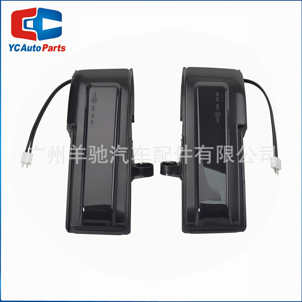 Para Ford Raptor F150 2015-2020 espejo retrovisor LED reloj de flujo dinámico par de luces de giro