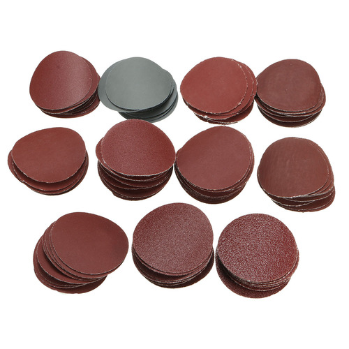 Direct Manufacturer Supply 2-inch Flocked Sanding Discs with Air Assist Self-adhesive Sanding Pads 50MM Round Flocked Polishing Sanding Discs