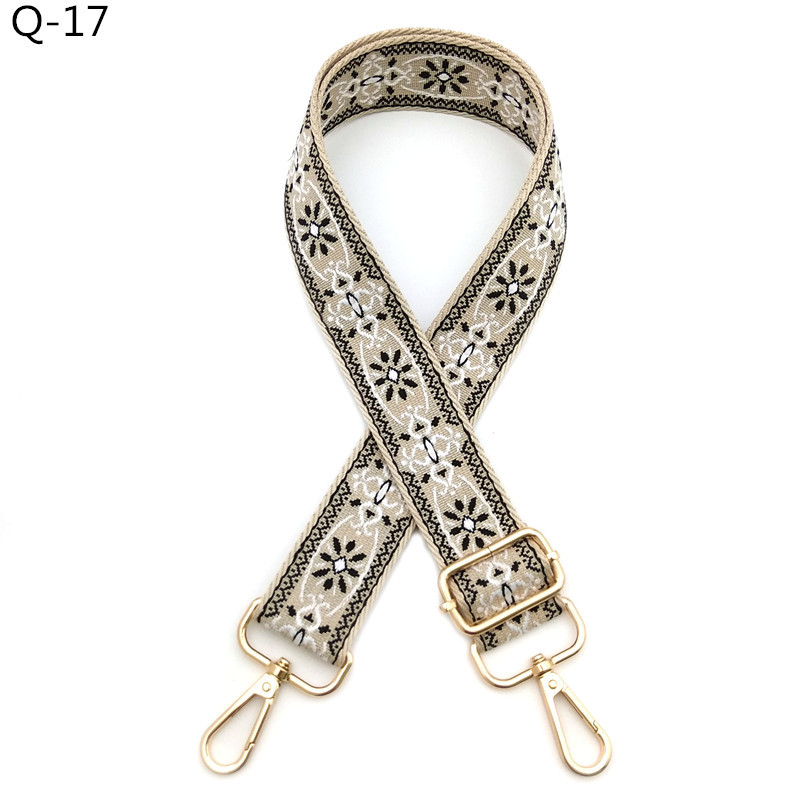 82g Weight Bag Strap Bag Accessories Type Spring Ring Trigger Clasp Closure Clasp Closure Type 1 Piece Quantity Casual, Daily Occasion Polyester Material Geometric Pattern Elegant, Ethnic Style Style 1 Piece Polyester Geometric Spring Ring Trigger Clasp Closure Bag Strap 20