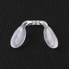 硅膠馬鞍裏白馬鞍鼻托超輕硅膠支架配件正兒童專用高品