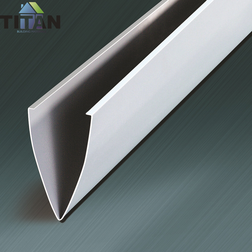 Fabricante de rejillas de aluminio, techo de grano de madera de imitación, en forma de U, pasador cuadrado, placa de refuerzo de aluminio, techo, proyecto de techo integrado, interior y exterior image 1