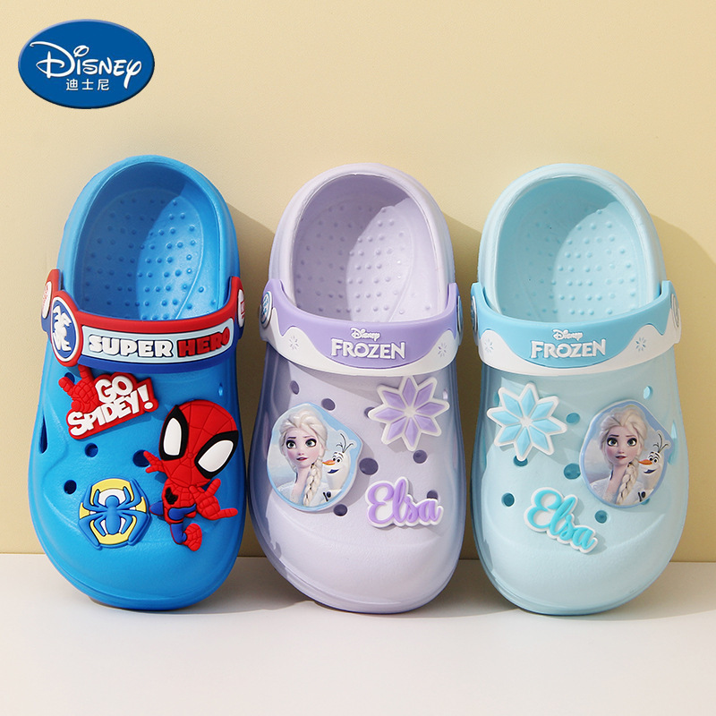 Frozen Girl's Cave Shoes Summer Children's Sandals and Slippers Elsa Princess Baby Girl Anti-slip Garden Shoes Frozen Girl's Cave Shoes Summer Children's Sandals and Slippers Elsa Princess Baby Girl Anti-slip Garden Shoes