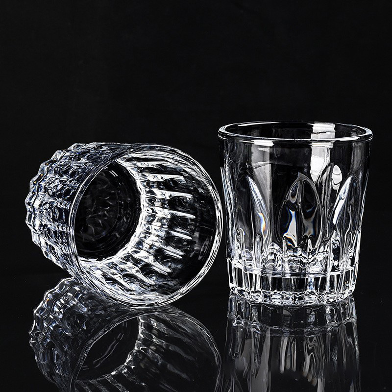 Bar tazas de cerveza clásicas KTV licores con hielo tazas de whisky fondo grueso un sorbo de taza de vino