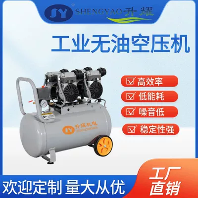 Factory Direct Sales Oil-Free Silent Air Compressor Woodworking Machinery Laser Cutting Electric Air Pump Air Compressor (Hava kompressorları)