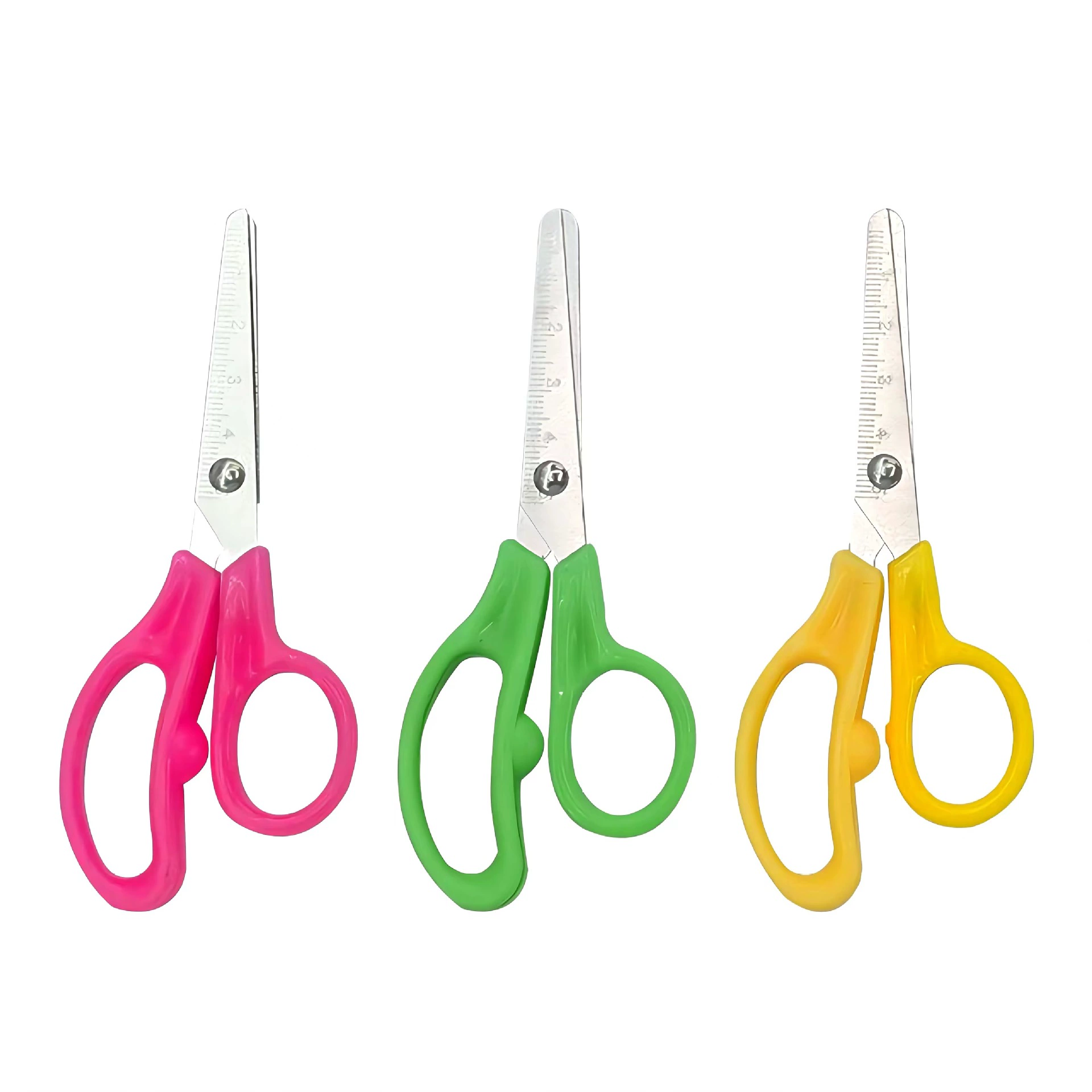 Оптовая продажа сумки для шитья маленькие ножницы для детей безопасности DIY ножницы 5 дюймов гальваника длинные ручки маленькие ножницы размер
