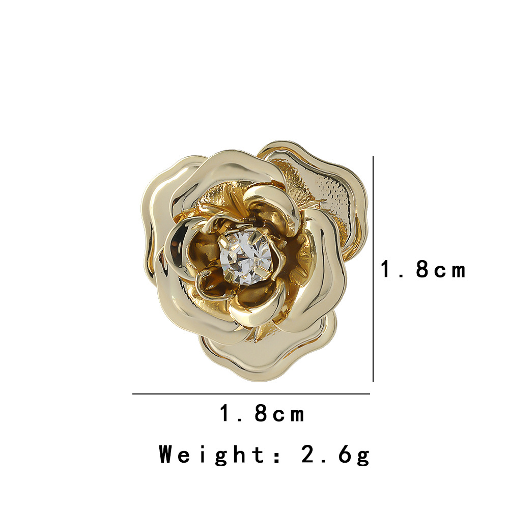 Simple Style Flower Copper Plating Women's Brooches display picture 2