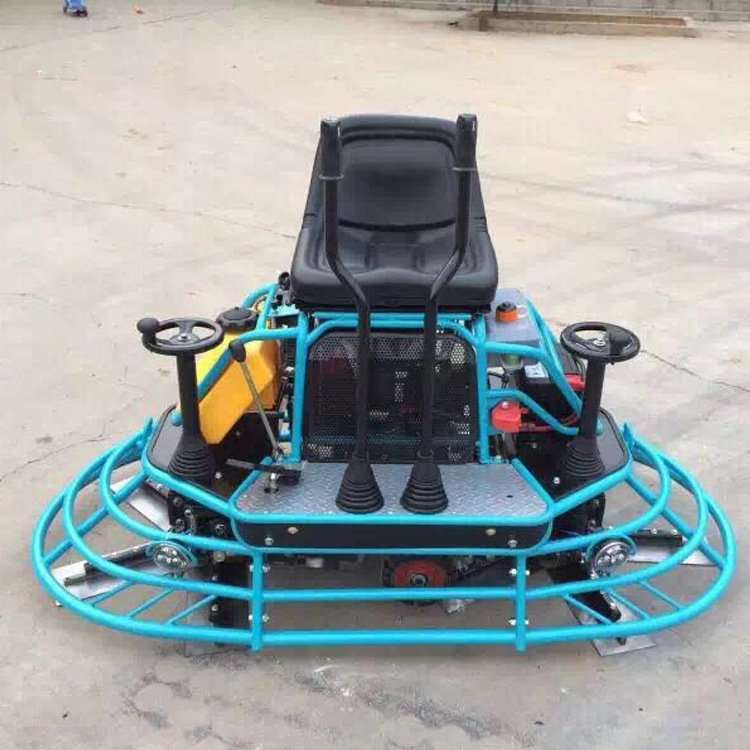 驾驶式双圆盘抹光机混凝土水泥砂浆地面压实磨平座驾式汽油抹光机