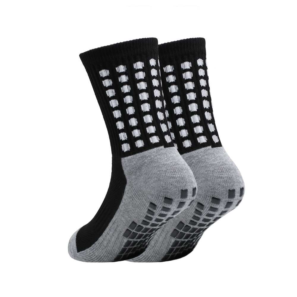 Atmungsaktive, rutschfeste Fußballsocken für Teenager und Kinder – Dicke, gepolsterte Sohle mit Grip – Perfekt für Fußball, Yoga und andere Sportarten (Größe 33–39)_voghion.com