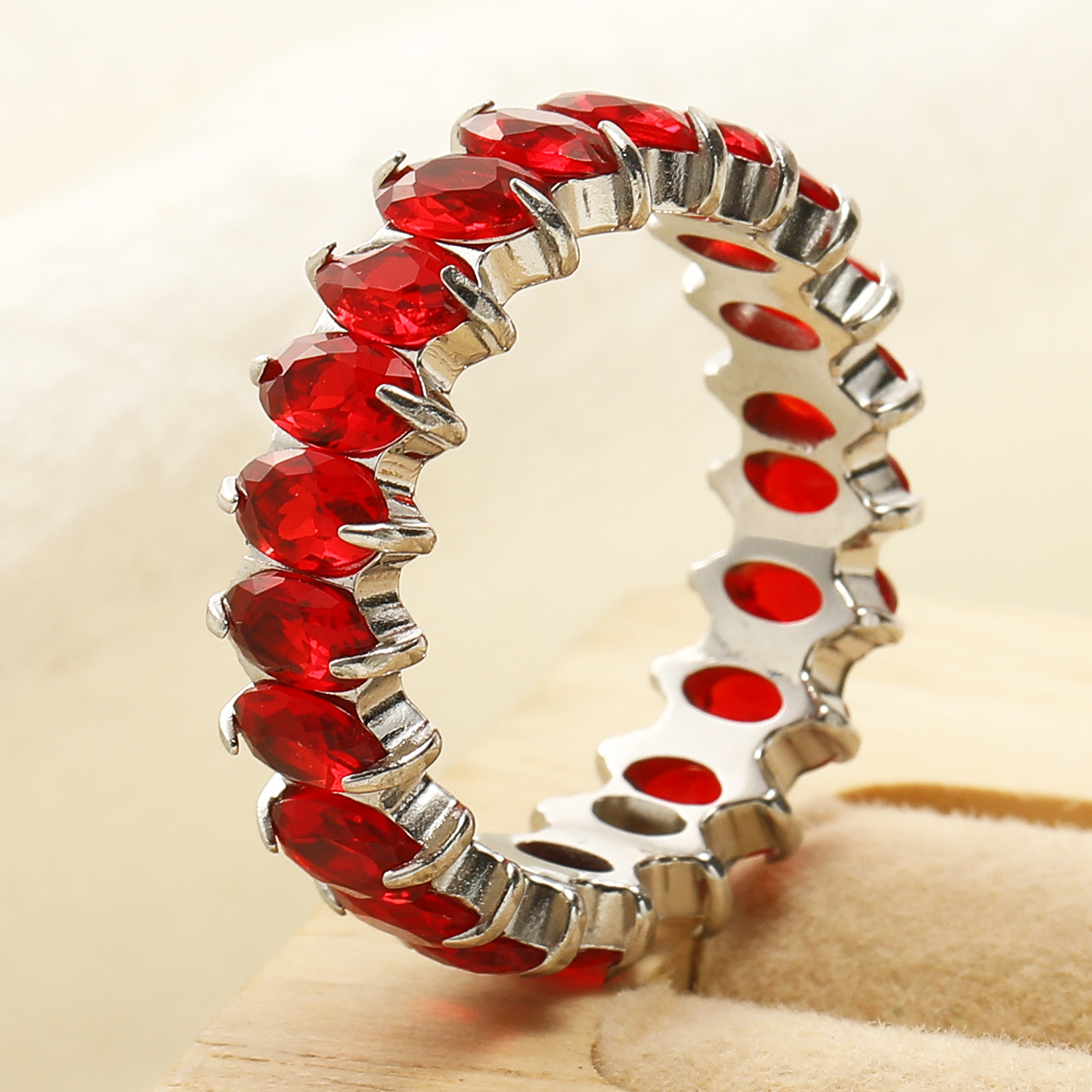 6g Weight Real Gold Plated Plating Material Rings Classification 10, 6, 8 Ring Size 1 Piece Quantity Holiday, Daily Occasion 304 Stainless Steel Material Geometric Pattern Women's Gender Elegant Style Waterproof Non Tarnish, Plating Craft Real Gold Plated Geometric 304 Stainless Steel Elegant Waterproof Non Tarnish Rings 17