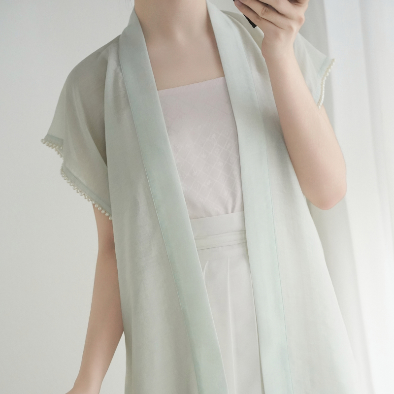 Song Dynasty-Style Hanfu New Imitation Huang Sheng Tomb Vest, New Chinese Style Outfit, National Trend Style, Summer Daily Commute, Restored Hanfu