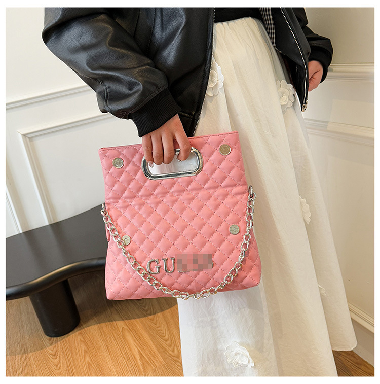 Moda cadena rombo axila bolso femenino comercio exterior nuevo nicho bolso plegable temperamento bandolera de un solo hombro