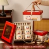 Smile and open 6 bowls and 6 spoons of high-end gift box