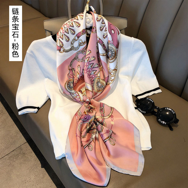 체인 보석 핑크