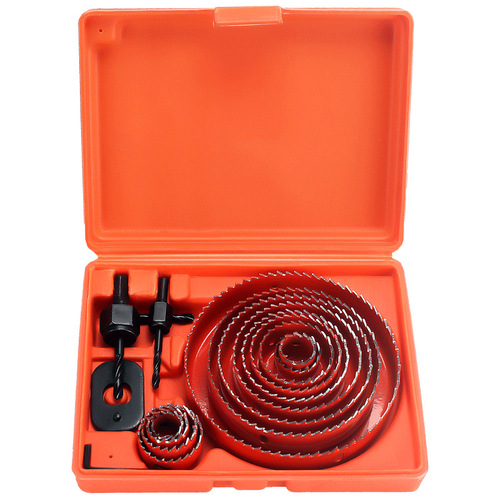 Woodworking hole opener set gypsum board downlight hole expander thin board plastic pvc drilling drill bit 16PC