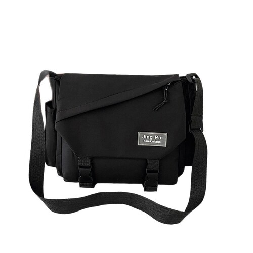 Cross-border delivery Harajuku large-capacity cross-body bag for women ins all-match student class mailman bag retro canvas bag