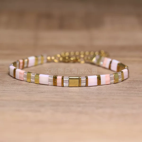 Cross-Border Tila Bracelets, Cross-Border European and American Retro Ethnic Style Jewelry, Tila Beads, Trendy Handmade Woven Bracelets