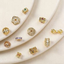 ΢��ʯ�߱�ɫ18k�������С�U����ħ��Ͱ��diy�Ʒ�������ɢ��