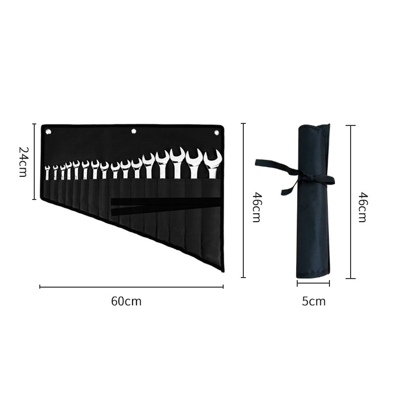 Bolsa de almacenamiento de herramientas portátil lista para usar, kit de herramientas de Amazon, bolsa enrollable de almacenamiento de llaves para reparación de automóviles