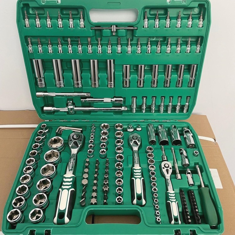 Minda Hardware 150 ピース自動車修理ツールセット車の修理セットソケットレンチ組み合わせツール修理|undefined